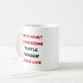truffelfoeragemier, geweldige koffiemok (Voorkant links)