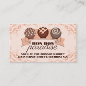 truffels chocolade - snoep voor bakkerij visitekaartje (Voorkant)