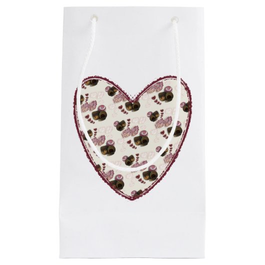 Truffle Heart Klein Cadeauzakje (Voorkant)