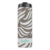 Truffle Modern Chic Simple Personalized Travel Mug Thermosbeker (Voorkant)