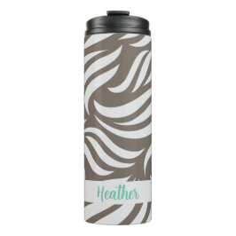 Truffle Modern Chic Simple Personalized Travel Mug Thermosbeker
