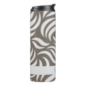 Truffle Modern Chic Simple Personalized Travel Mug Thermosbeker (Gedraaid links)