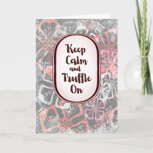 Truffle On – Aanmoediging Chocolade Collectie Kaart