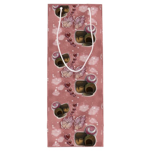 Truffle- Sprinkles Wijn Cadeautas (Achterkant)