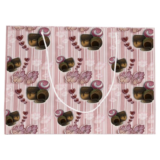 Truffle- Stripes Groot Cadeauzakje (Achterkant)