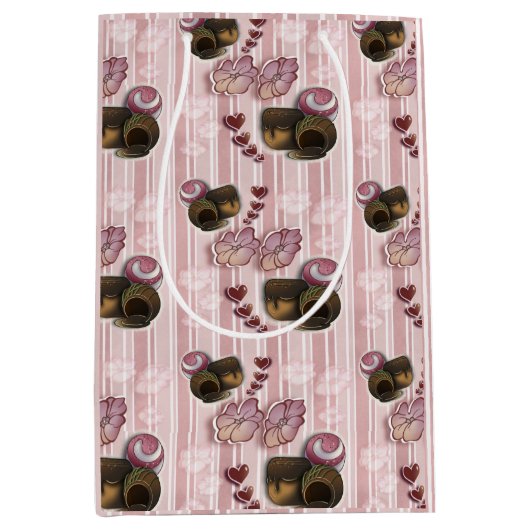 Truffle- Stripes Medium Cadeauzakje (Voorkant)