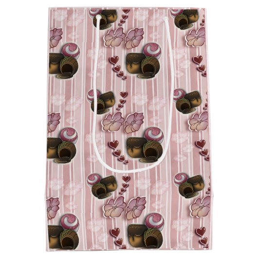 Truffle- Stripes Medium Cadeauzakje (Achterkant)