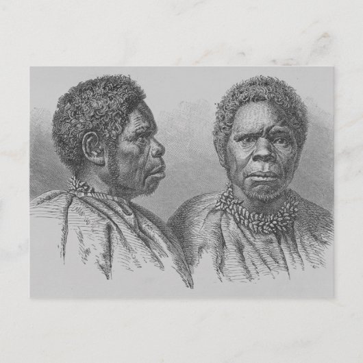 Truganina, de laatste Tasmaanse vrouw Briefkaart (Voorkant)