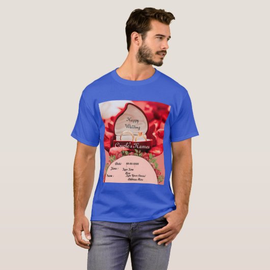 Trui-afbeelding Trouwkleding Stel Tops- T-shirts (Voorkant volledig)