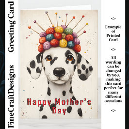 Trui Dalmatische Moeder, Mutsje CX8 Aangepaste Moe Kaart