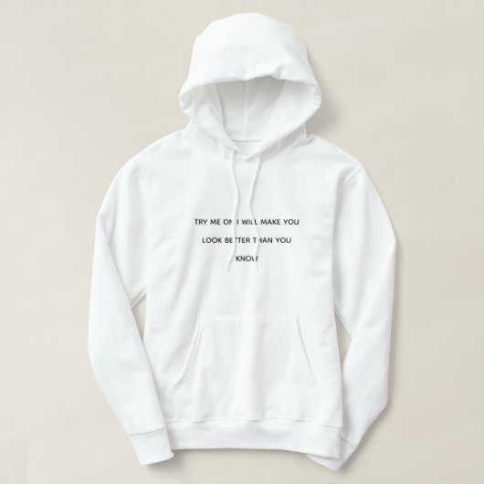 trui hoodie (Design voorkant)