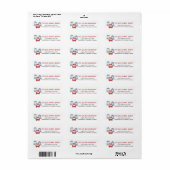 Trui Kerst Retouradres Etiket (Full Sheet)