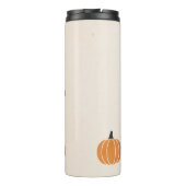 Trui Knuffels & Pompoen Mokken Herfst Typografie Thermosbeker (Achterkant)