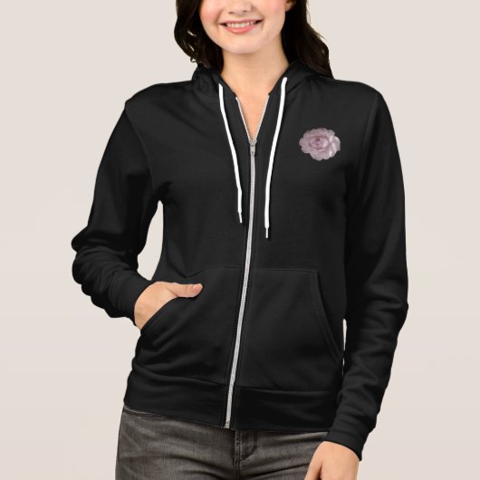 TRUI MET CAPUCHON DAMES ROOS ONTWERP HOODIE (Voorkant)