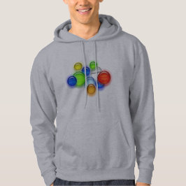 Trui met capuchon - gekleurde bellen hoodie