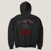 trui met capuchon hoodie (Laag Achter)