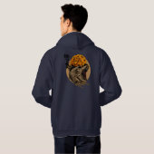 Trui met capuchon hoodie (Achterkant volledig)
