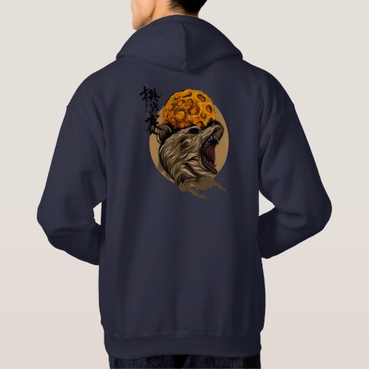 Trui met capuchon hoodie (Achterkant)
