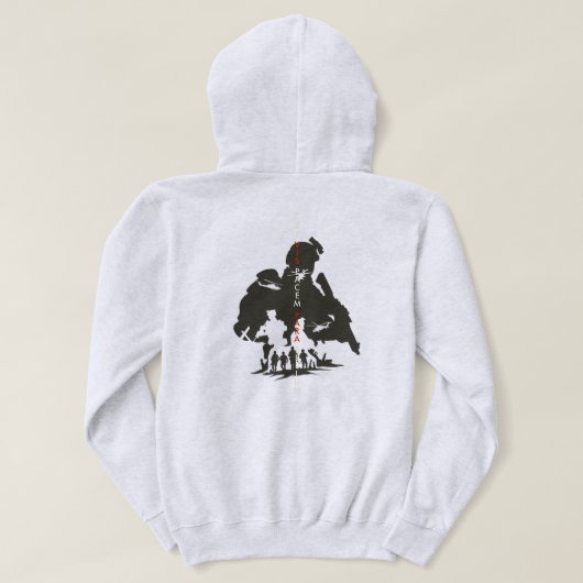 Trui met capuchon hoodie (Design achterkant)