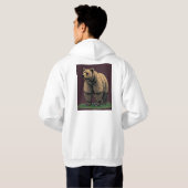 Trui met capuchon hoodie (Achterkant volledig)