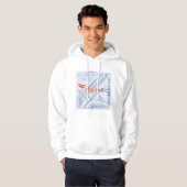 Trui met capuchon (vierkant) hoodie (Voorkant volledig)