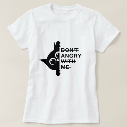trui met cute kat  t-shirt (Design voorkant)