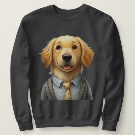 Trui met foto van je hond – Ontworpen voor mannen (Design voorkant)