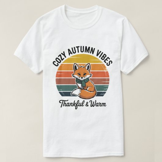 Trui met gezellige herfststemming t-shirt (Design voorkant)