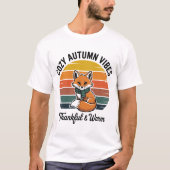 Trui met gezellige herfststemming t-shirt (Voorkant)