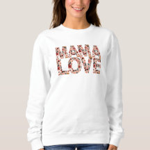 Trui met kersen mama liefde typografie