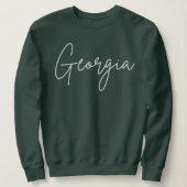 Trui met ronde hals voor de staat Georgia (Design voorkant)