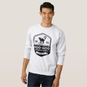 Trui met vintage kat logo (Voorkant volledig)