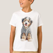 Trui Puppy Glimlach Kinderen T-shirt (Voorkant)