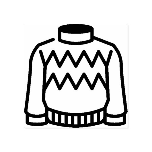 trui rubberstempel (Afrduk)