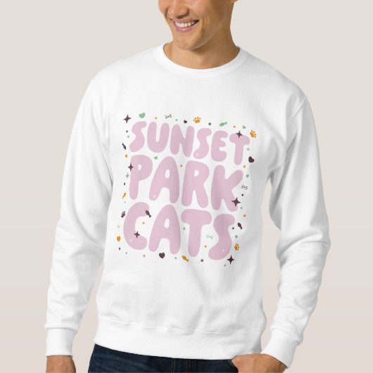 Trui | Sunset Park Cats | Kat in nood (Voorkant)