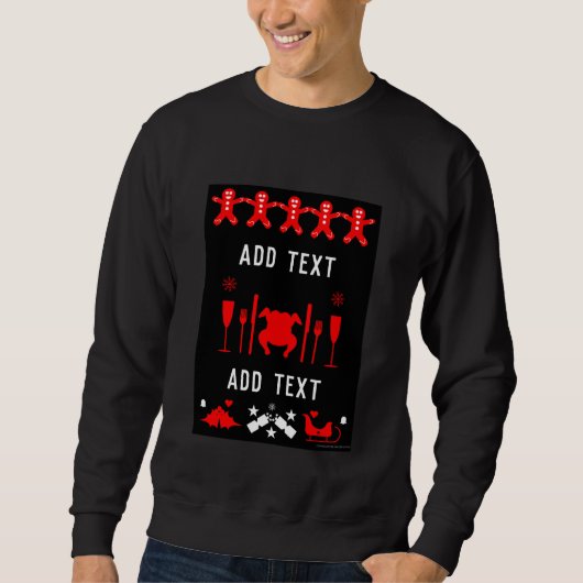 trui van de kantoor van Ugly xmas (Voorkant)