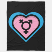 Trui van Trans Pride Fleece Deken (Voorkant)
