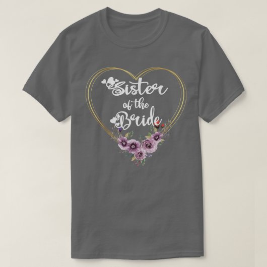 Trui voor bruidssuster Bruidsdouche Bruidssuster T T-shirt (Design voorkant)