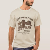 Trui voor de getuige van de Cowboy Bachelor Party T-shirt (Voorkant)