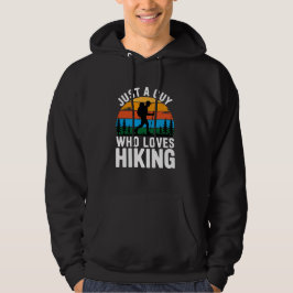 Trui voor een man die van wandelen houdt hoodie