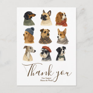 Trui voor hondenliefhebbers Cozy Briefkaart