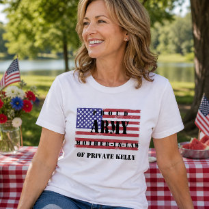 Trui voor moeder van leger met trots t-shirt