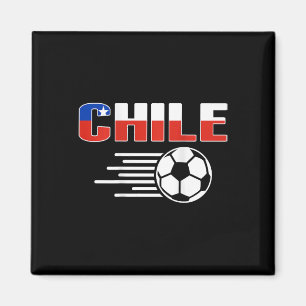 Trui voor trotse Chileense voetbalfans Jersey trot Magneet