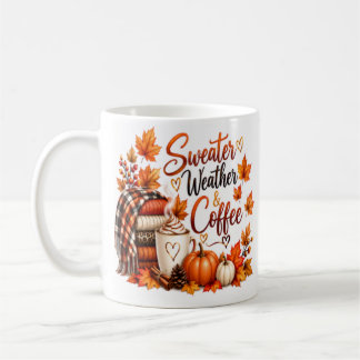 Trui Weer & Koffie | Gezellige Herfst Pompoen Mok 