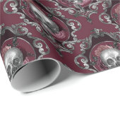 truien en bloemen op wijn cadeaupapier (Rol Hoek)