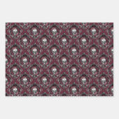 truien en bloemen op wijn inpakpapier vel (Voorkant 2)