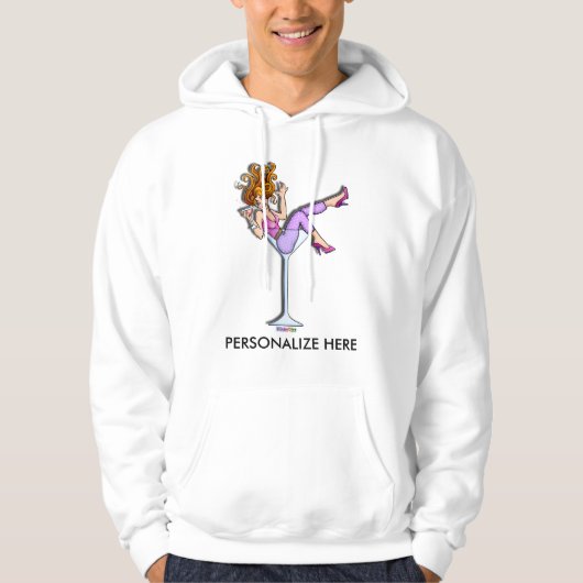 Truien, Sweaters - Kleine Rode in Martini Glas (Voorkant)