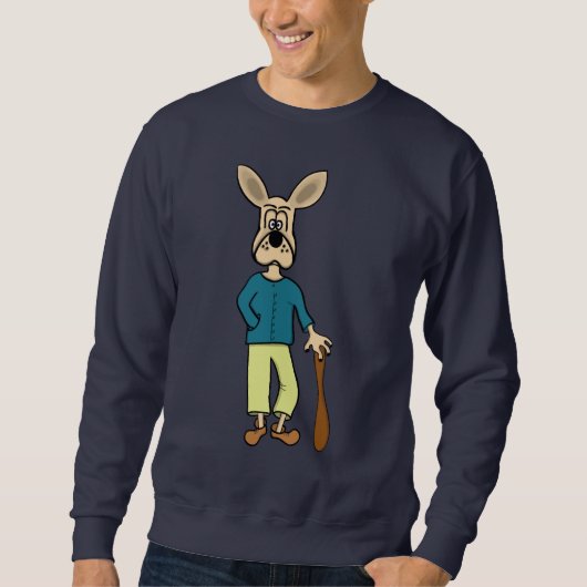 truien van mannen met een grappige hond trui (Voorkant)