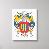 Trujillo Family Crest Canvas Afdruk (Voorkant)