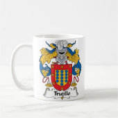 Trujillo Family Crest Koffiemok (Links)